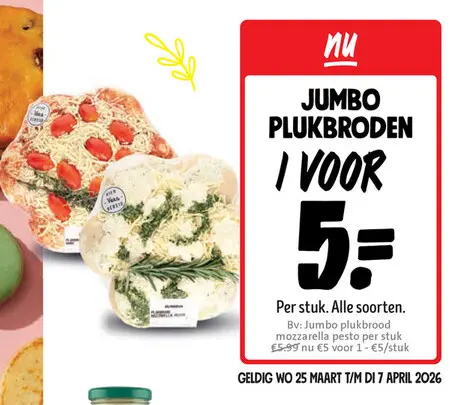 Promotie: Jumbo plukbroden