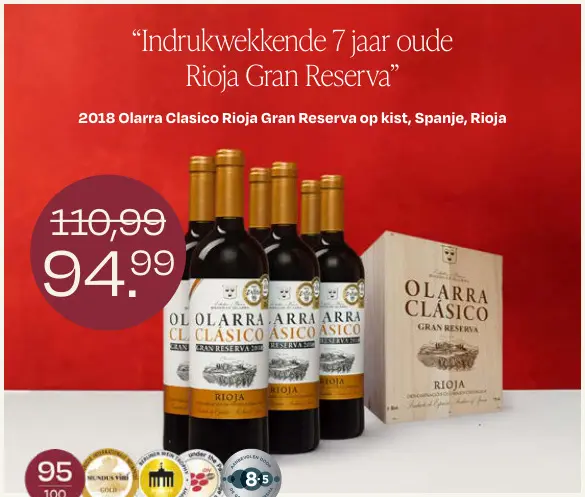 Aanbieding: Olarra Clasico Rioja Gran Reserva