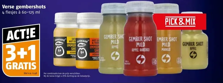 Aanbieding: Verse gembershots