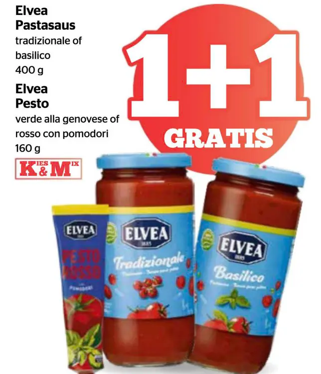Promotie: Pastasaus en pesto