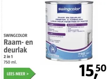 Aanbieding: Raam- en deurlak