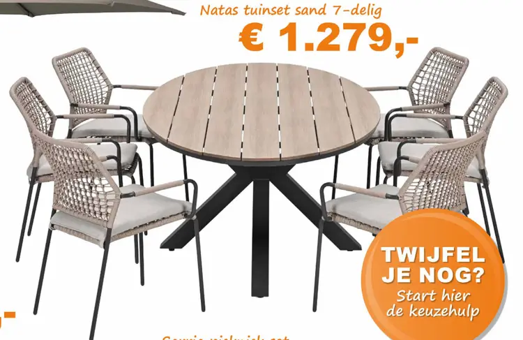 Aanbieding: Natas tuinset