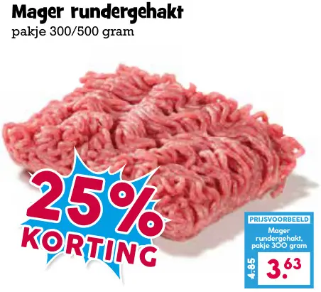 Aanbieding: Mager rundergehakt