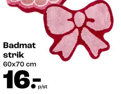 Promotie: Badmat strik