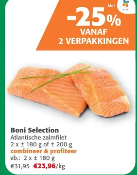 Aanbieding: Boni Selection Atlantische zalmfilet