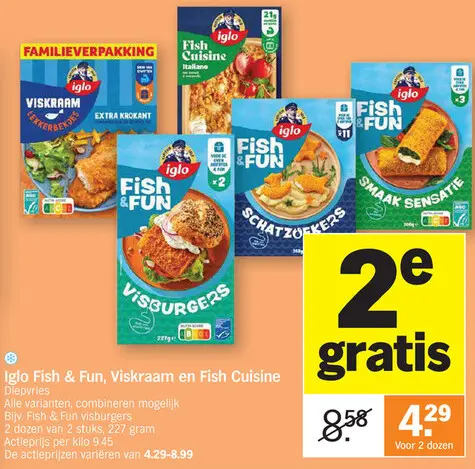 Promotie: Fish & Fun, Viskraam en Fish Cuisine