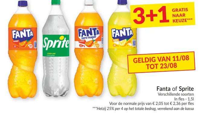 Promotie: Fanta of Sprite