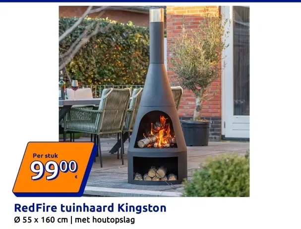 Promotie: tuinhaard Kingston