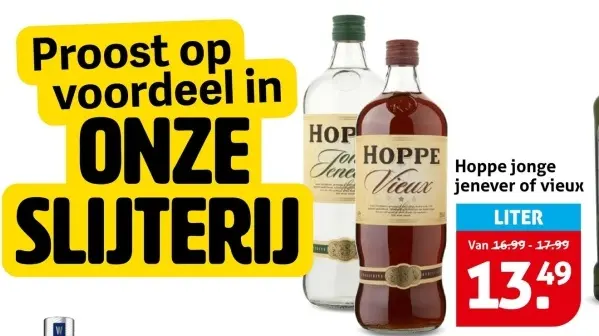 Aanbieding: Hoppe jonge jenever of vieux