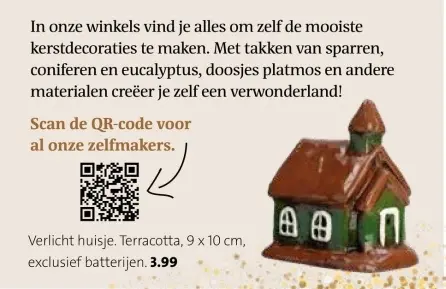 Aanbieding: Verlicht huisje
