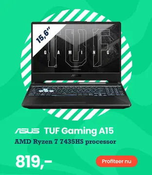 Aanbieding: ASUS TUF Gaming A15 FA506NCR-HN009W