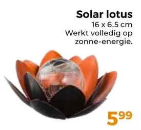 Aanbieding: Solar lotus