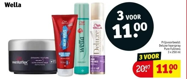 Aanbieding: Deluxe haarspray Pure Fullness