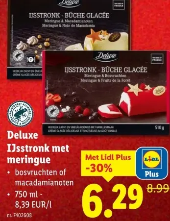 Promotie: Deluxe IJsstronk met meringue