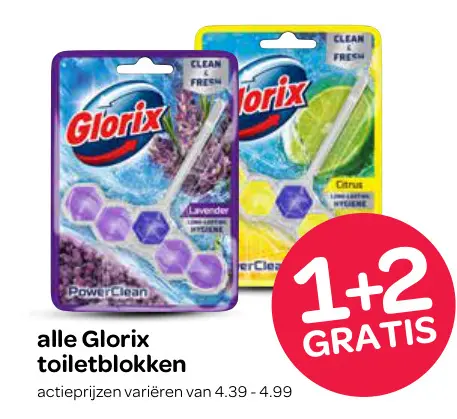 Aanbieding: Glorix toiletblokken