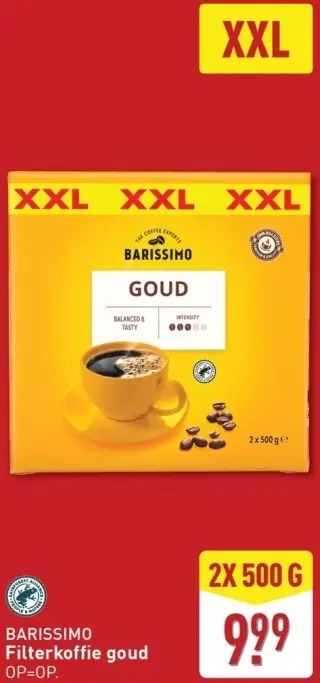 Aanbieding: Filterkoffie goud