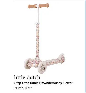 Aanbieding: Step Little Dutch Offwhite/Sunny Flower