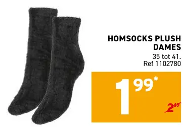 Promotie: Homesocks plush dames