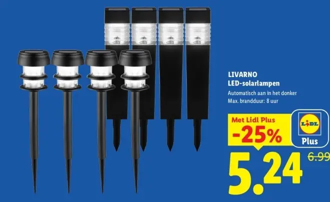 Aanbieding: LED-solarlampen
