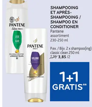 Offre: Shampooing et après-shampooing / shampoo en conditioner
