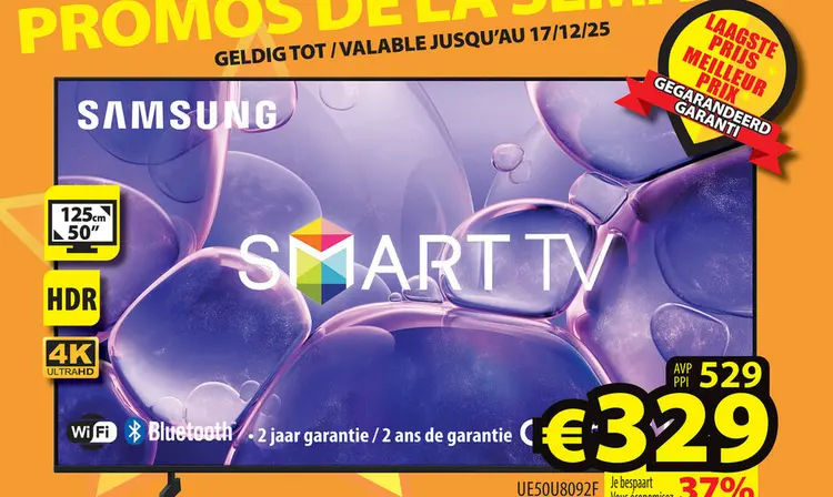 Offre: Samsung smart tv