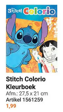 Aanbieding: Stitch Colorio Kleurboek