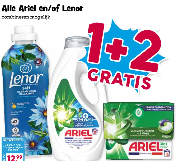 Aanbieding: Ariel en/of Lenor