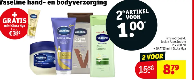 Aanbieding: Vaseline hand- en bodyverzorging