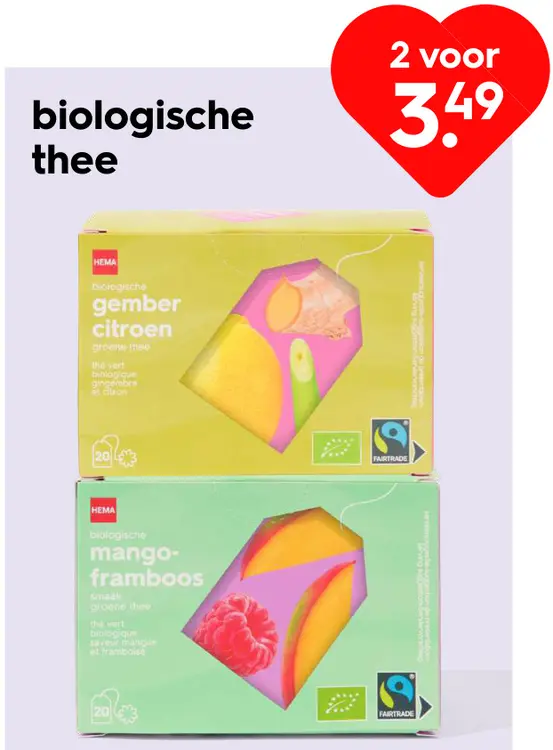 Promotie: biologische thee