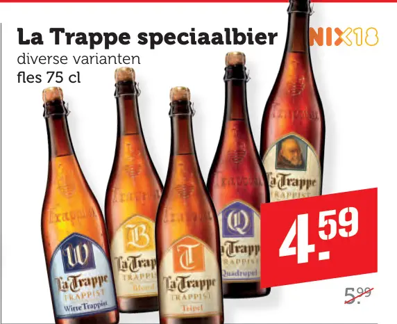 Aanbieding: La Trappe speciaalbier