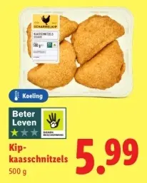 Aanbieding: Kip-kaasschnitzels