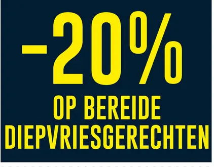 Promotie: Bereide diepvriesgerechten en diepvriesaardap