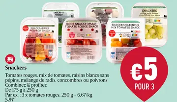 Offre: Snacker