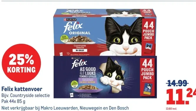 Aanbieding: Felix kattenvoer