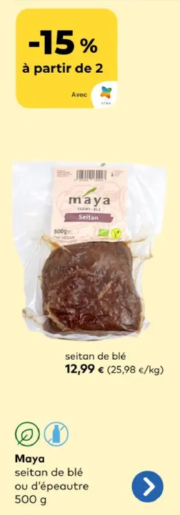 Offre: seitan de blé