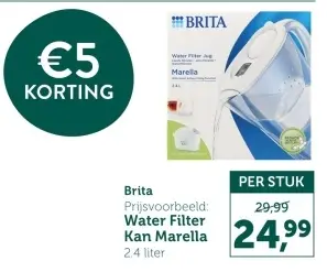 Aanbieding: Water Filter Kan Marella