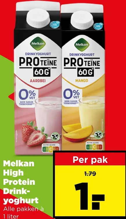 Aanbieding: High Protein Drinkyoghurt