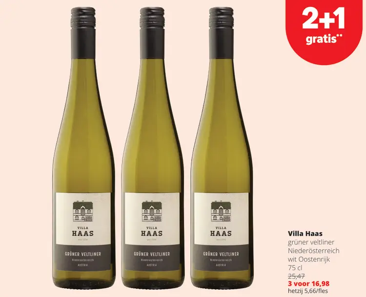 Promotie: Villa Haas grüner veltliner