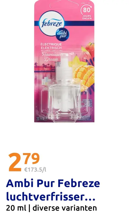 Aanbieding: Ambi Pur Febreze luchtverfrisser