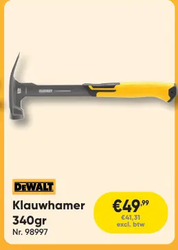 Promotie: Klauwhamer