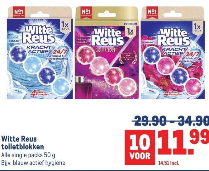 Aanbieding: Witte Reus toiletblokken