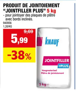 Offre: Produit de jointoiement "jointfiller plus"