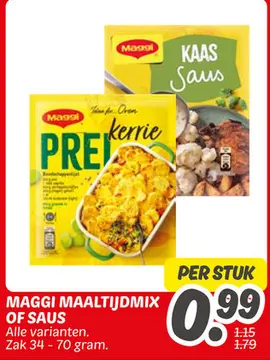 Aanbieding: Maggi maaltijdmix of saus