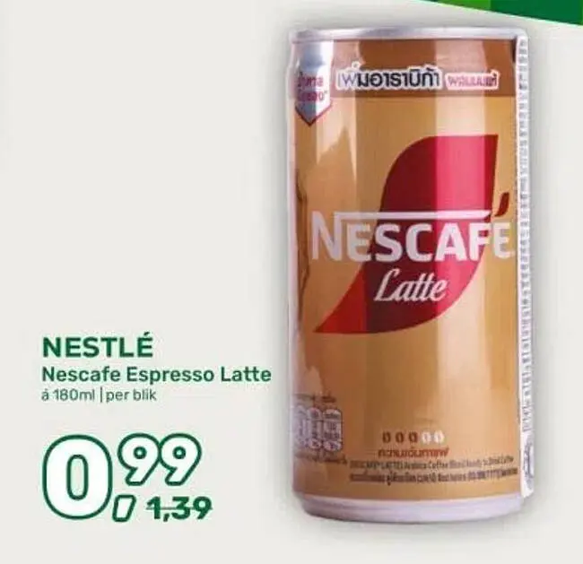 Aanbieding: Nescafe Espresso Latte