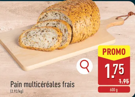 Offre: Pain multicéréales frais