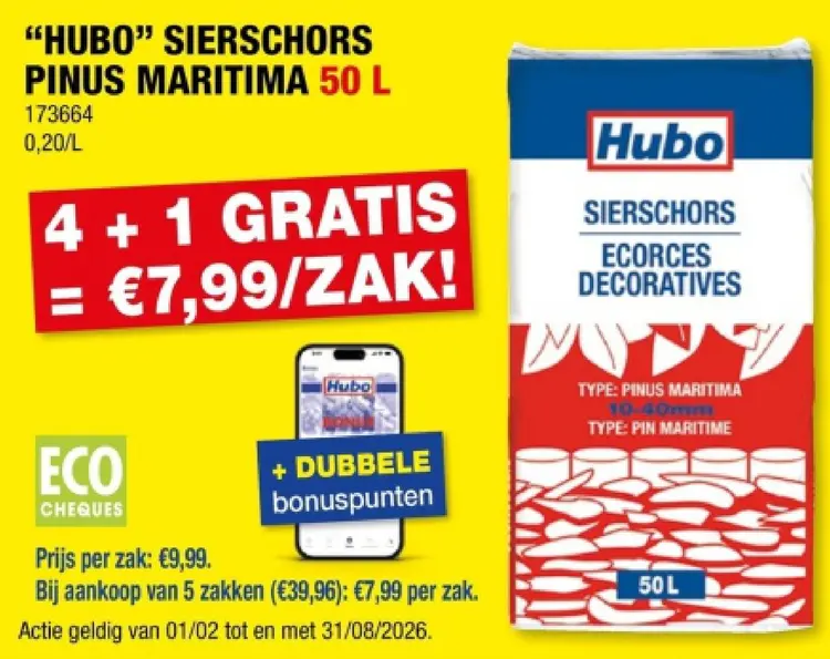 Promotie: Sierschors pinus maritima 50 l