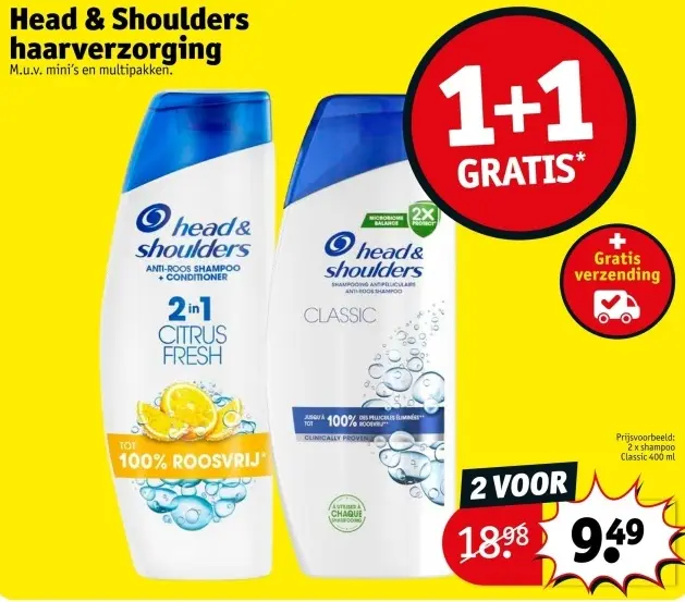 Promotie: Head & Shoulders haarverzorging