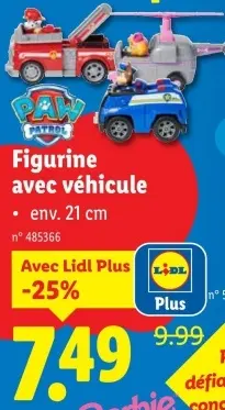 Offre: Figurine avec véhicule