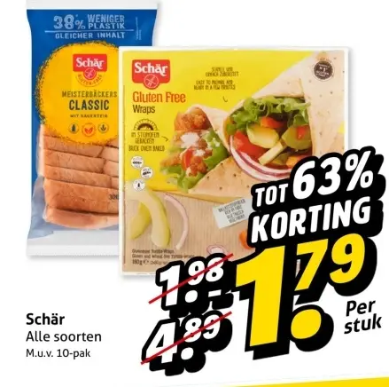 Aanbieding: Meisterbäckers Classic / Gluten Free Wraps