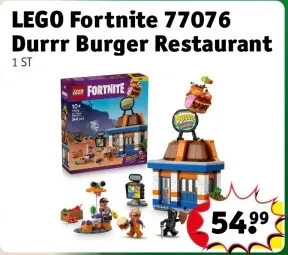 Offre: LEGO Fortnite 77076 Durrrr Burger Restaurant